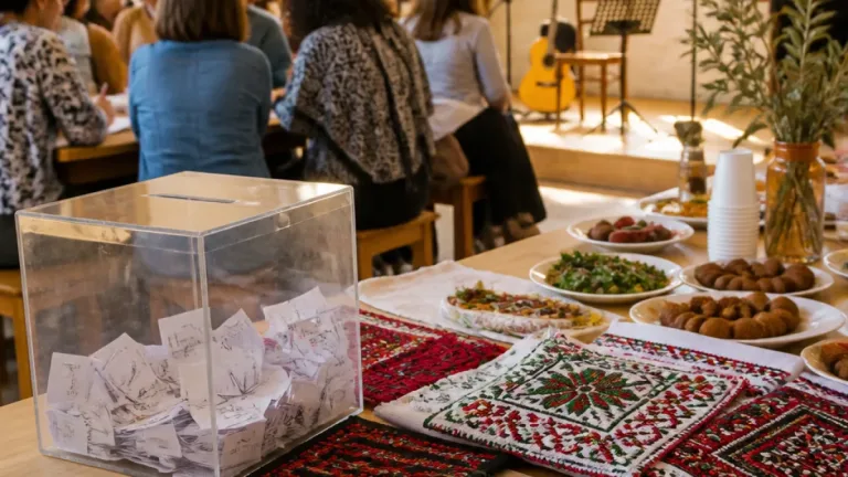 Jornada cultural en Santiago reúne arte y solidaridad para familias de la Franja de Gaza